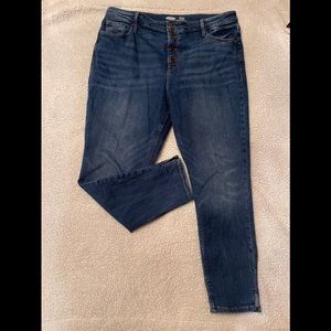 Button fly jeans